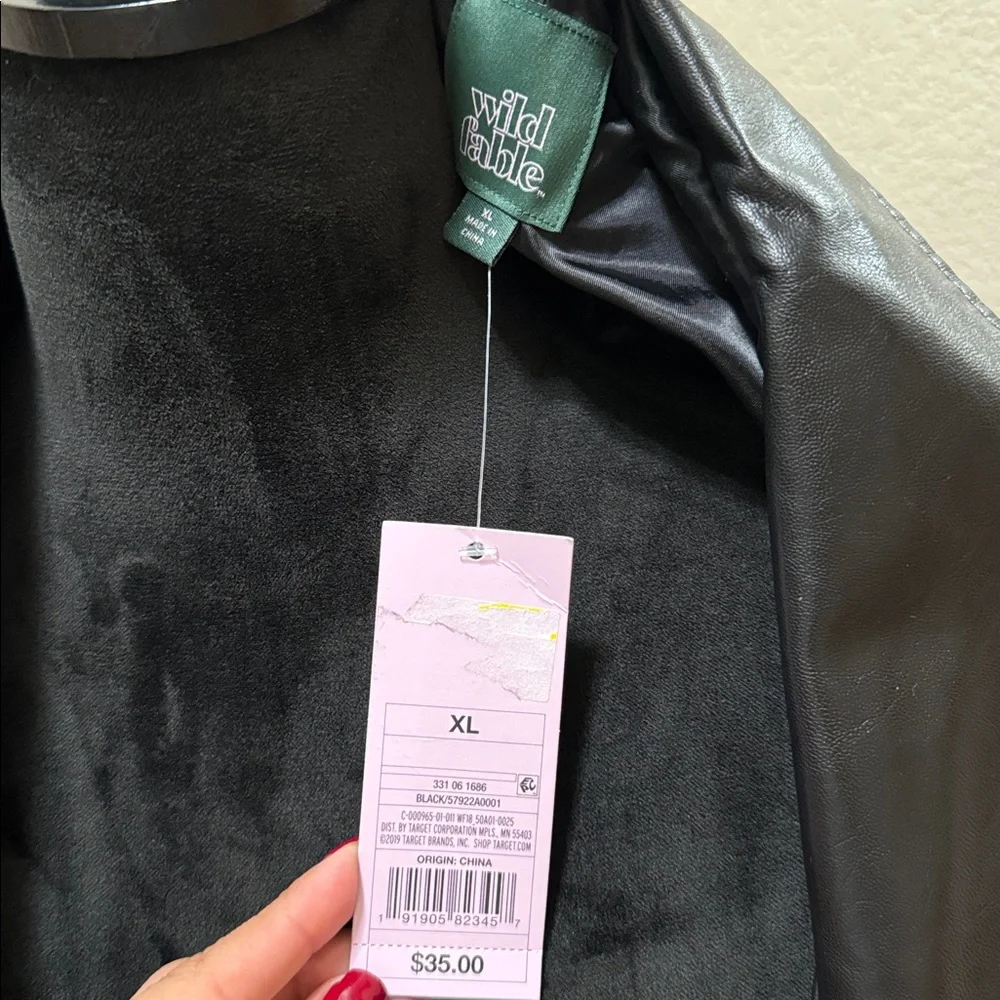 Wild Fable Size XL Faux Leather Jacket! - Picture 9 of 9
